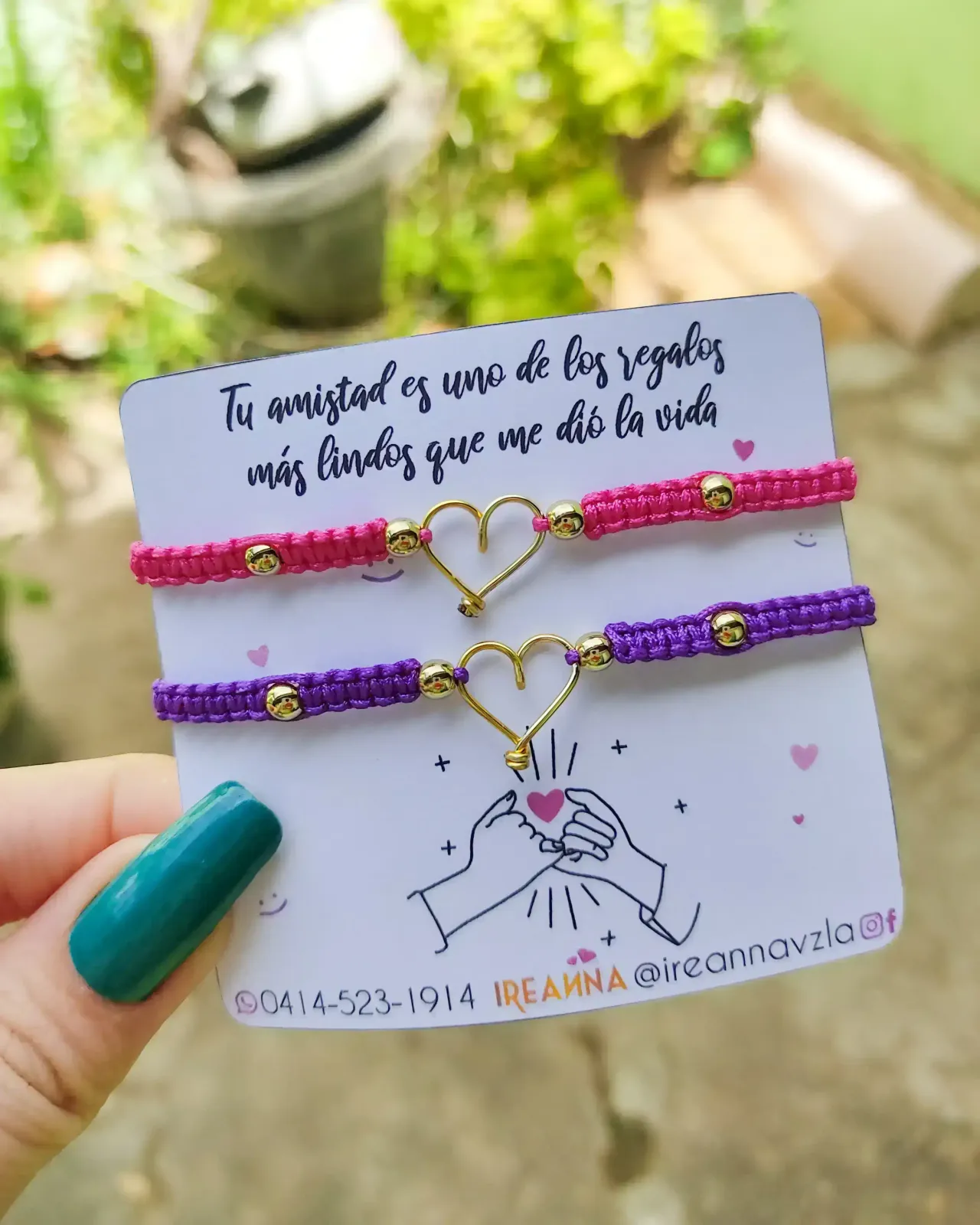 Pulseras Bff 💜💕 4