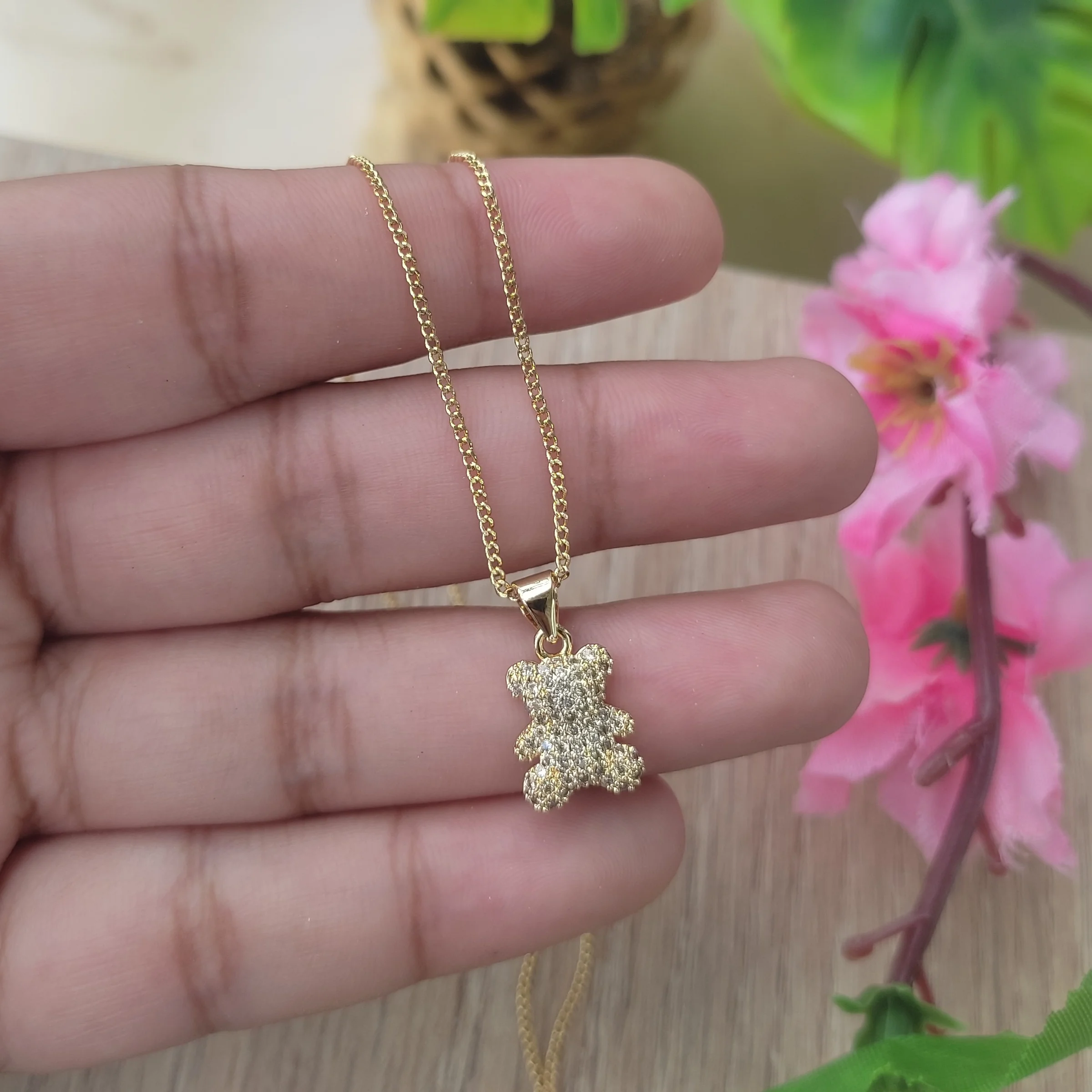 CADENA OSITO ZIRCON 