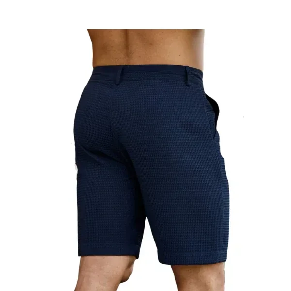 Hombres Shorts bermuda con bolsillo oblicuo 2