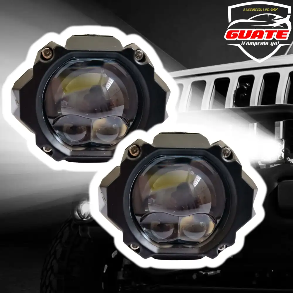 NEBLINERAS PROYECTOR SPOT DRL ROJO 