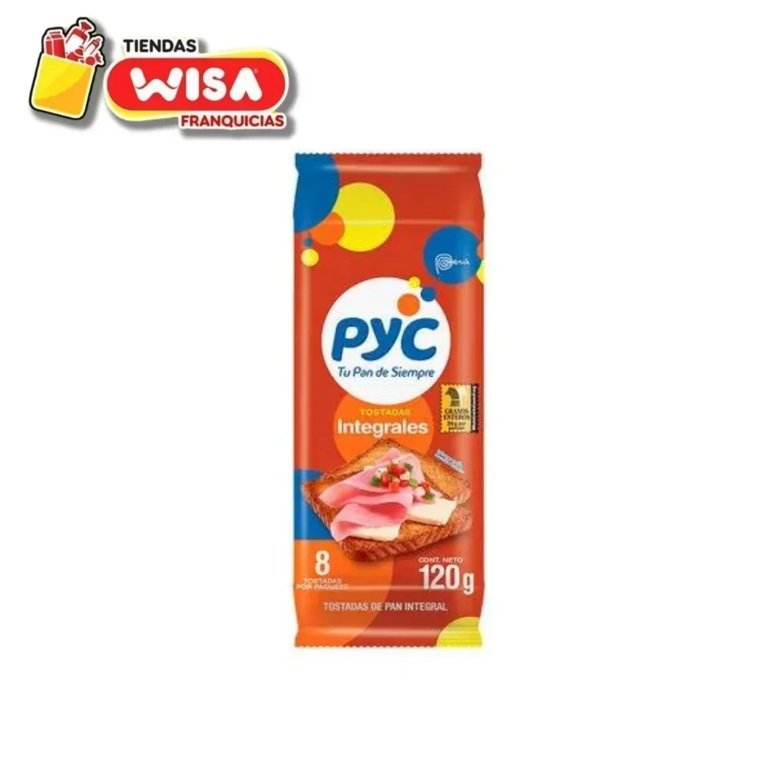 Tostadas Integrales PYC 120 G