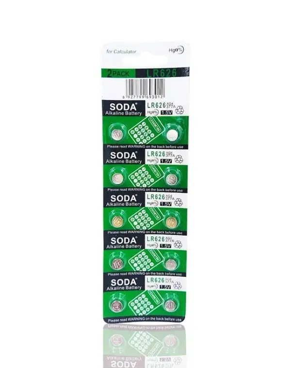 Pila soda alkaline battery LR 626