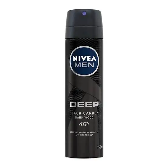 Desodorante aerosol Nivea men deep black carbon
