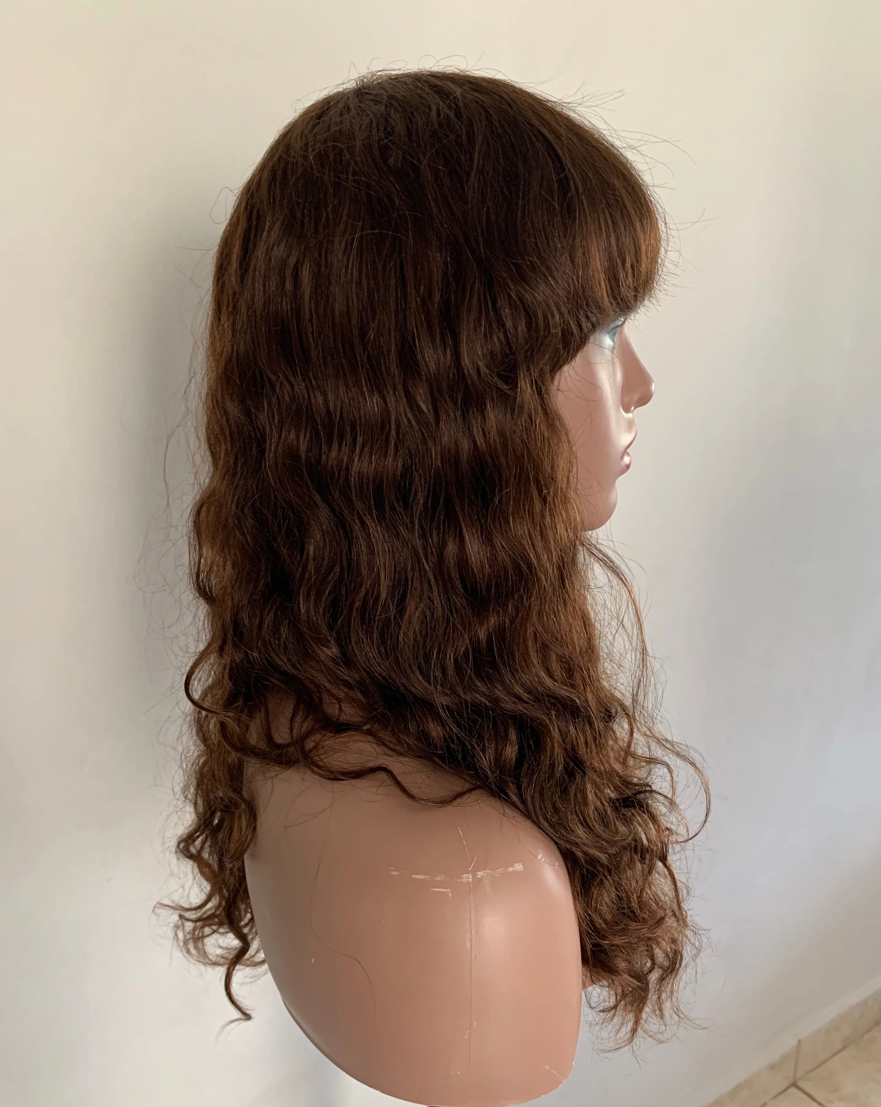 Peluca Brown #4 16”  4