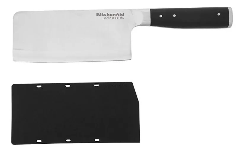 Cuchillo forjado Kitchenaid con funda protectora, 3