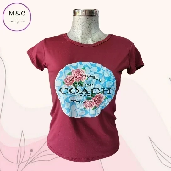 Playera Med basica estampada 3