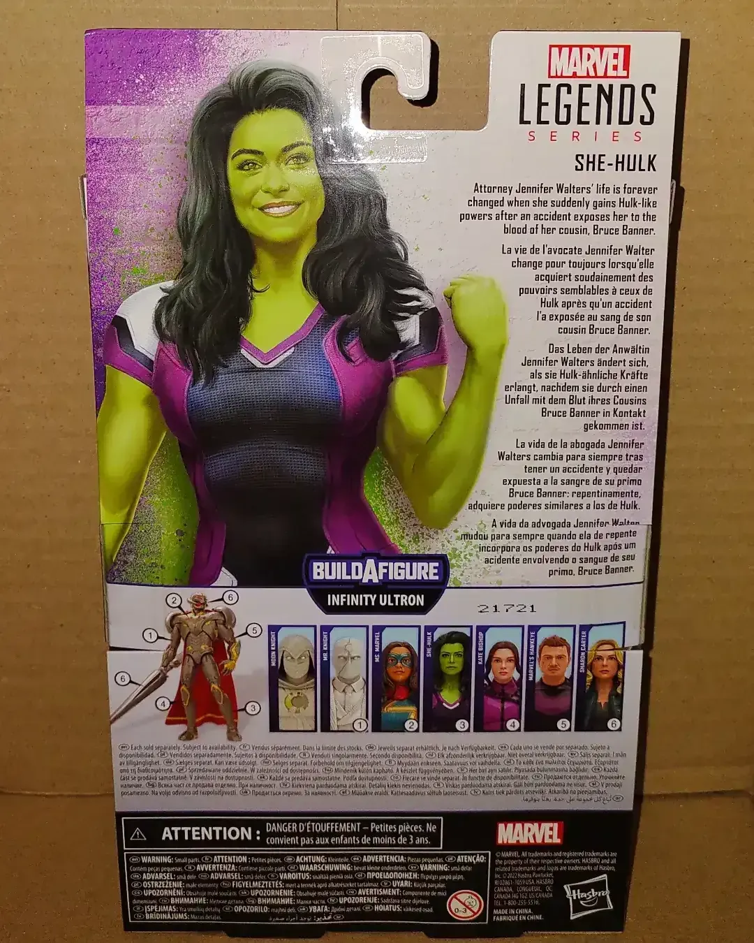 Hasbro Marvel legends she Hulk (Infinity ultrom baf) 2