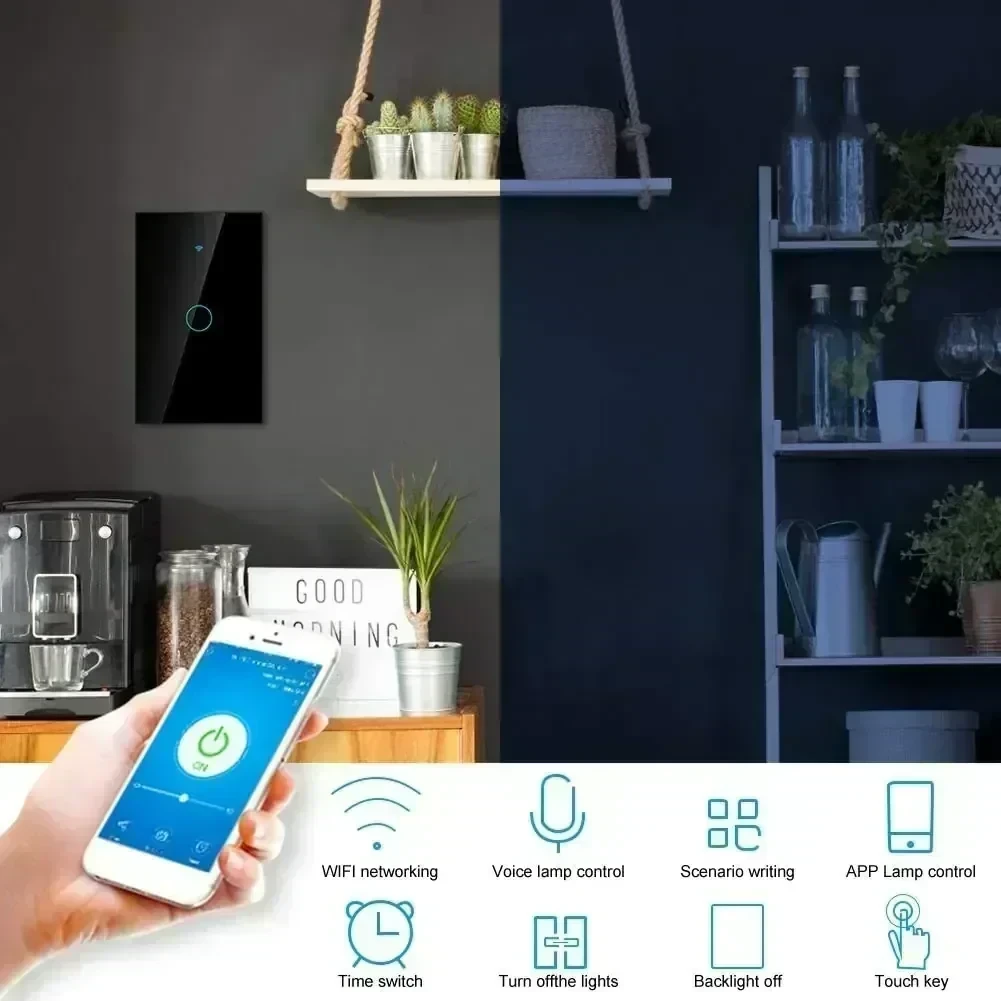 INTERRUPTOR SIMPLE SMART NEGRO  5