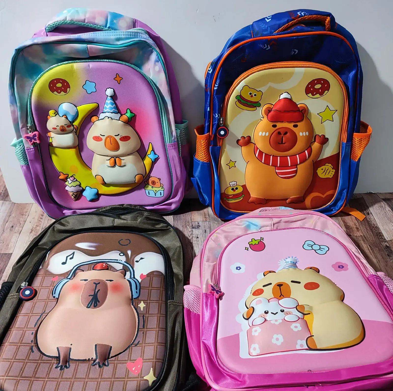 Mochilas capibara 3D