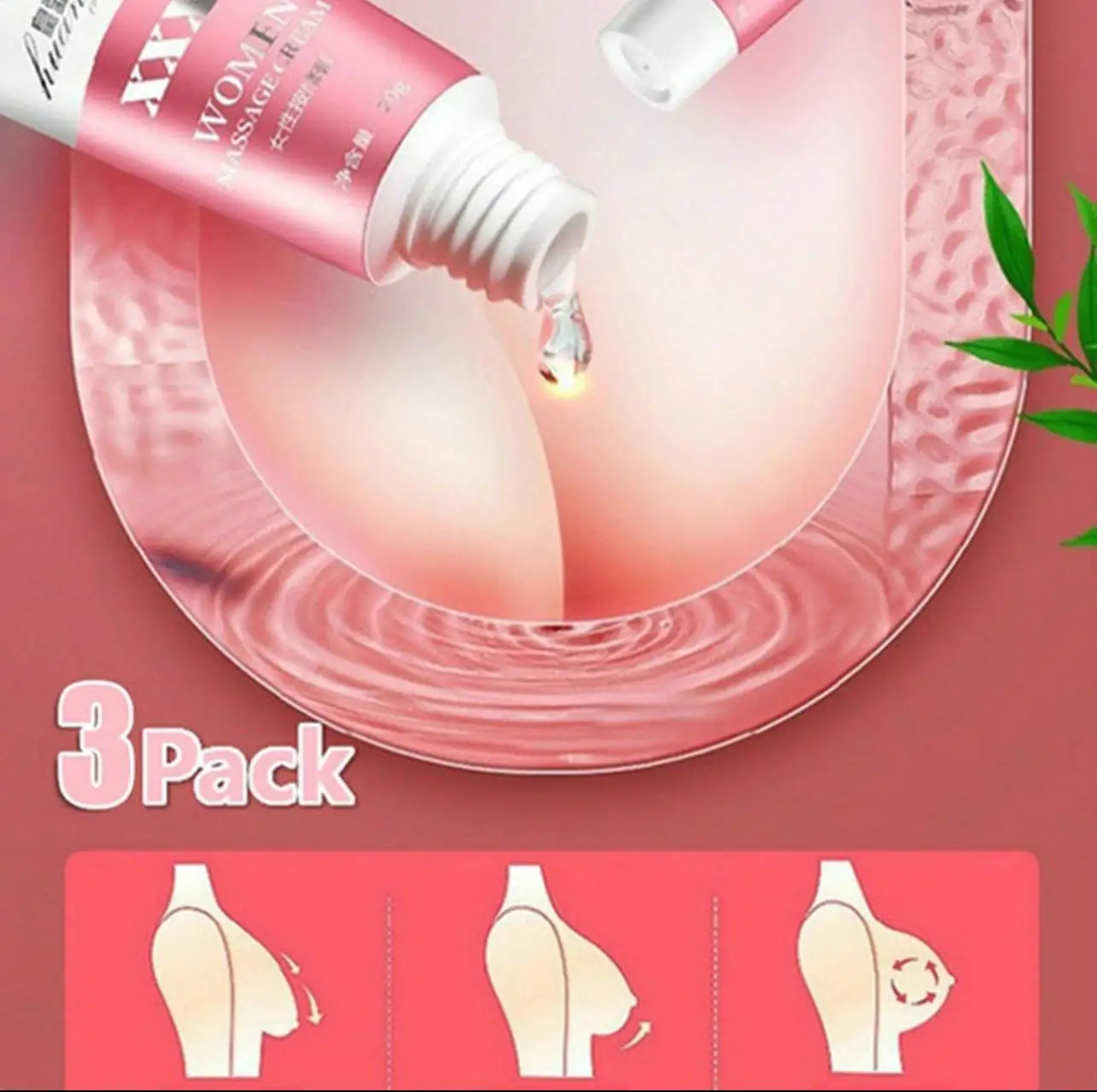 Crema para agrandar y reafirmar el busto