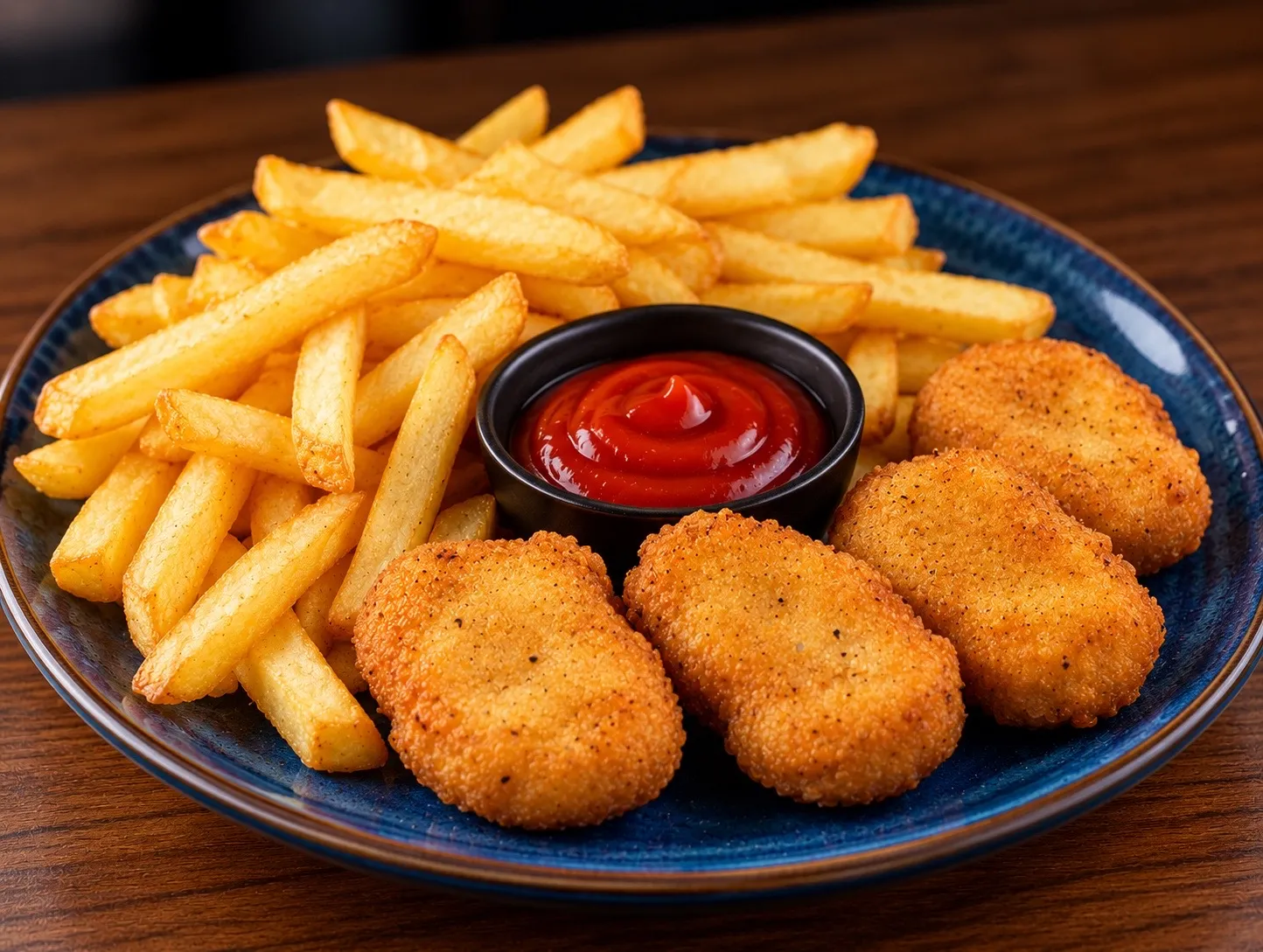 PAPA Y NUGGETS 