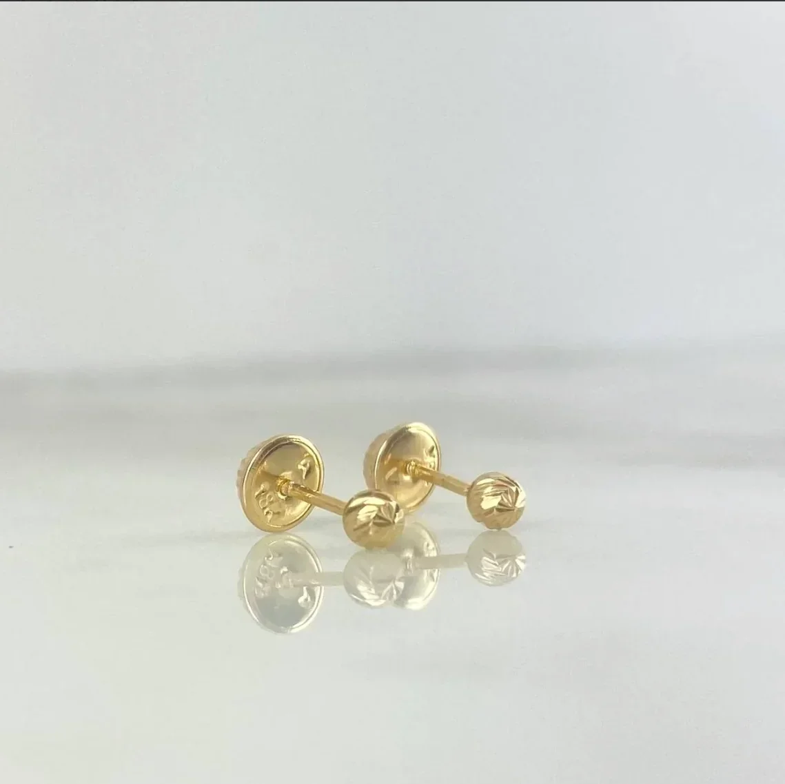 Topo Balin Destello 4mm / Oro amarillo 2