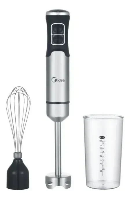 LICUADORA DE MANO MIXER MIDEA HB-1100X2AR1 NEGRO Y ACERO INOXIDABLE 220V 50 Hz 850W