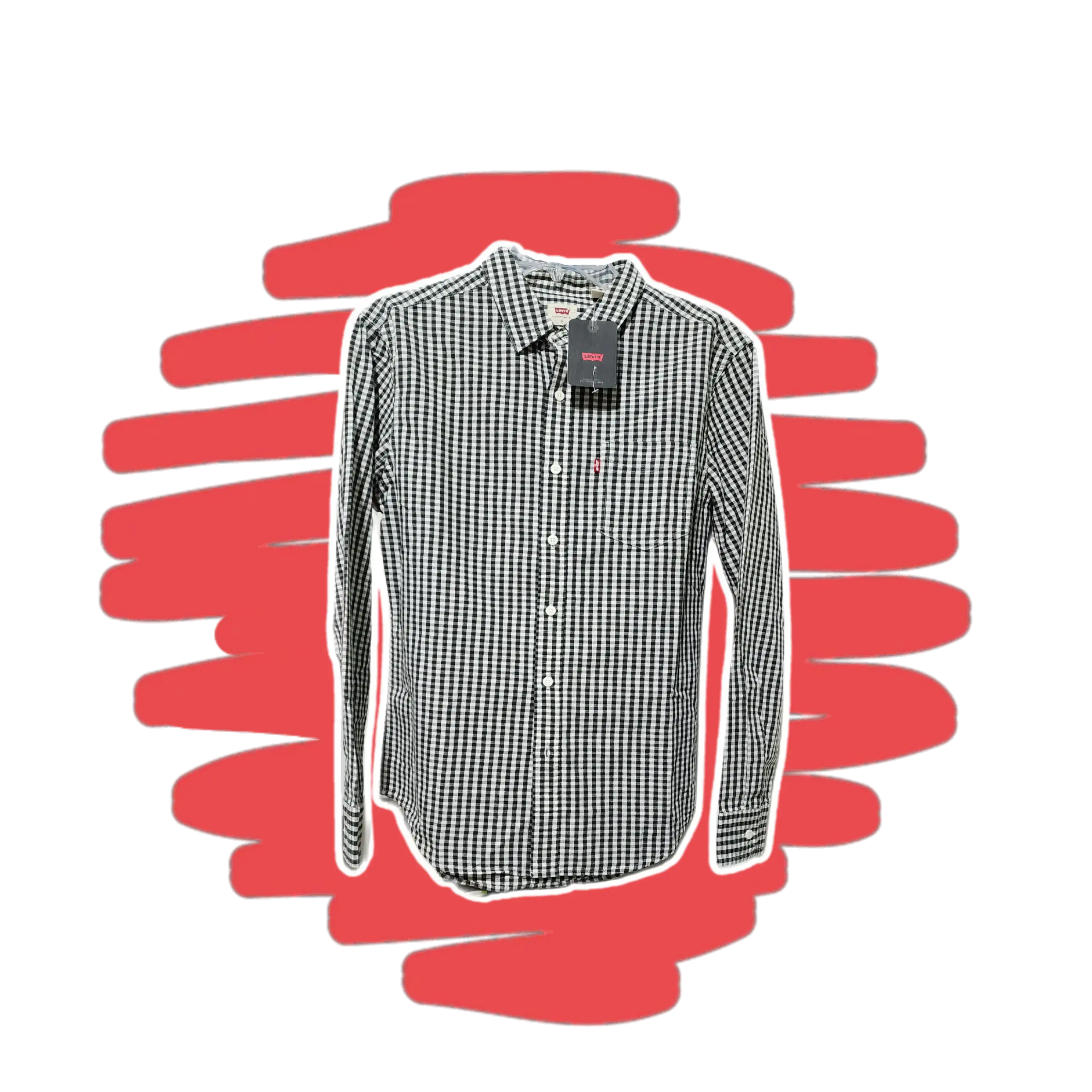 Camisa cuadro  b/n