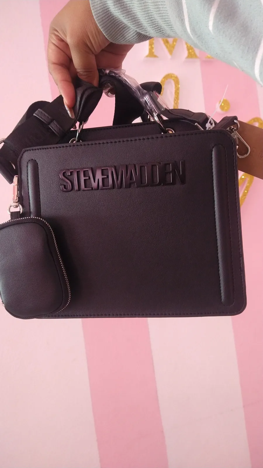 Bolsa stevenmadden negro 2