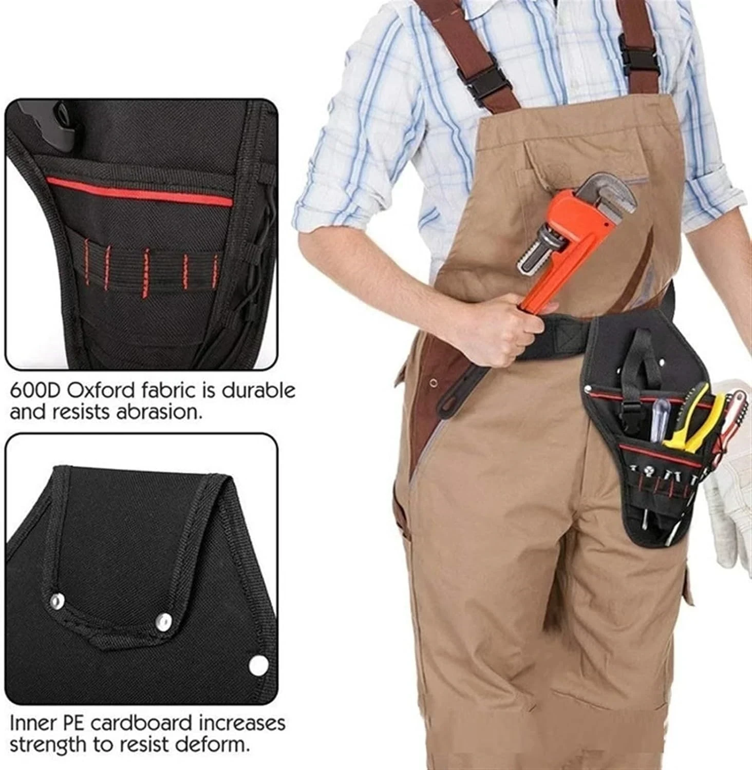 Funda Porta Herramientas Inalámbricas Múltiples Bolsillos Exteriores 3