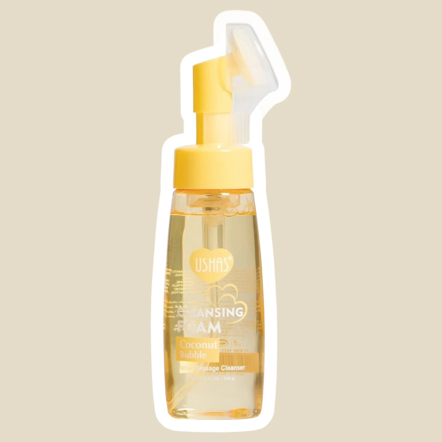 Espuma Limpiadora Facial 240ml Coconut Bubble Ushas