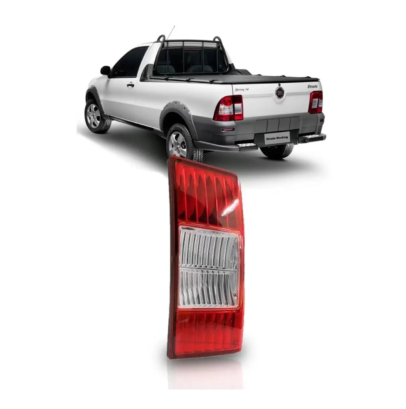 Stop trasero Fiat Strada 2008-2013 Compuerta 255922 / 255822 2