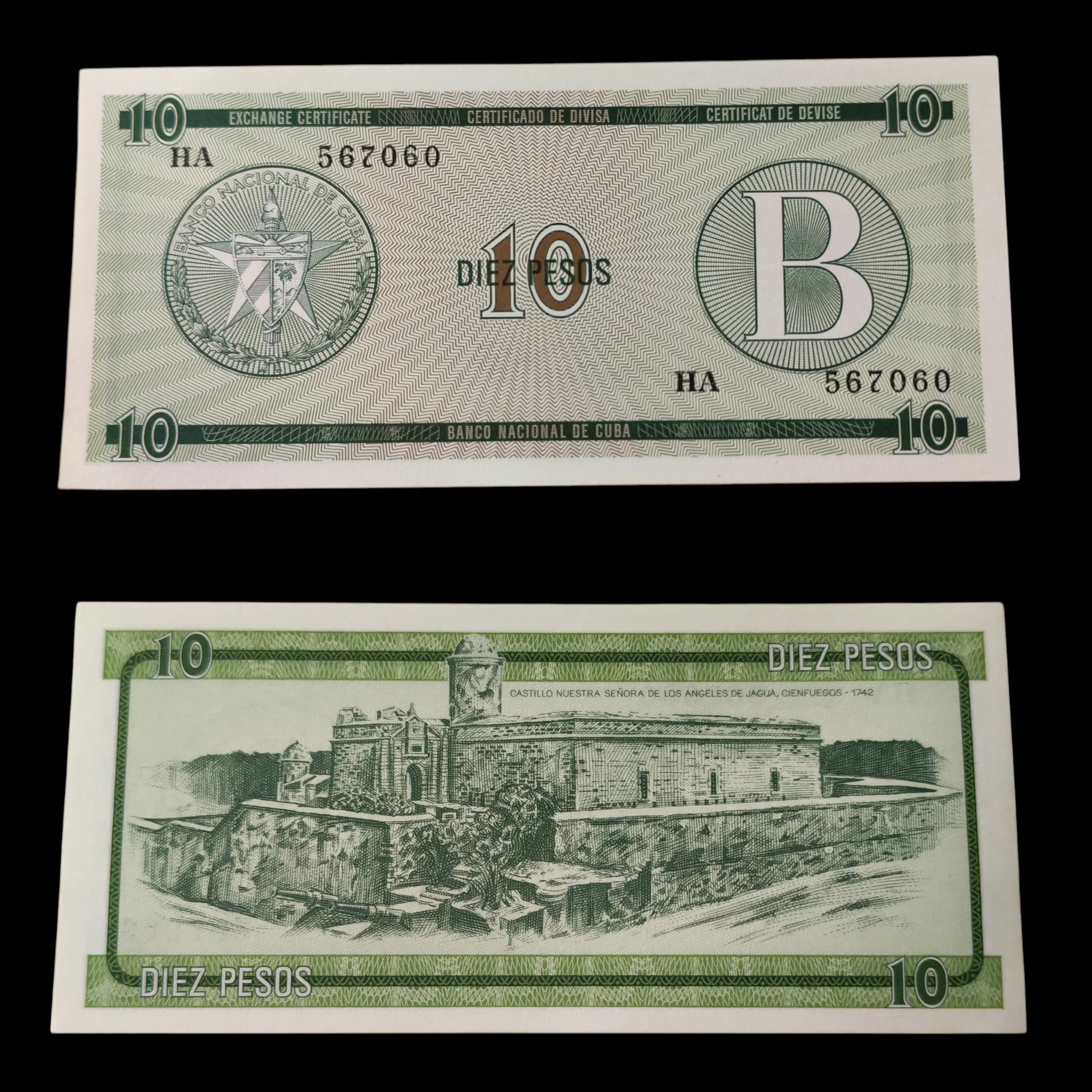 ° Cuba 10 pesos UNC