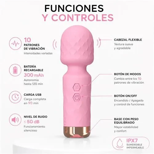 Mini Massager Minilux - Masajeador Vibrador  6