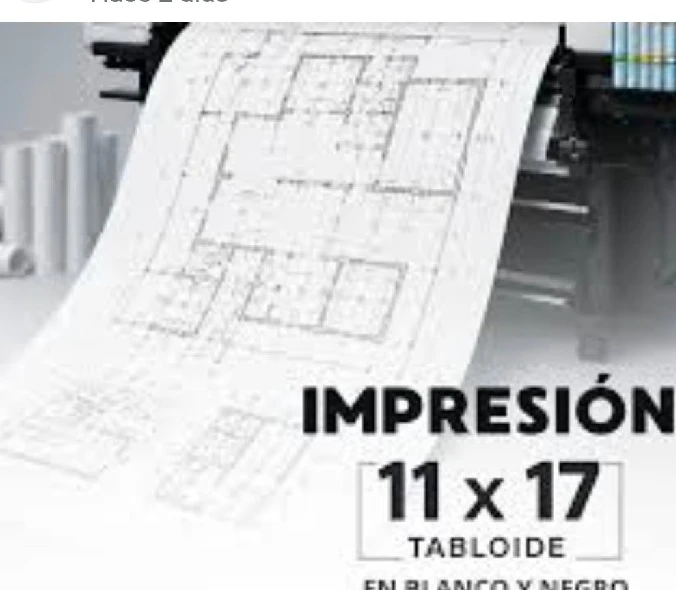 copia o impresion a doble carta blanco y negro