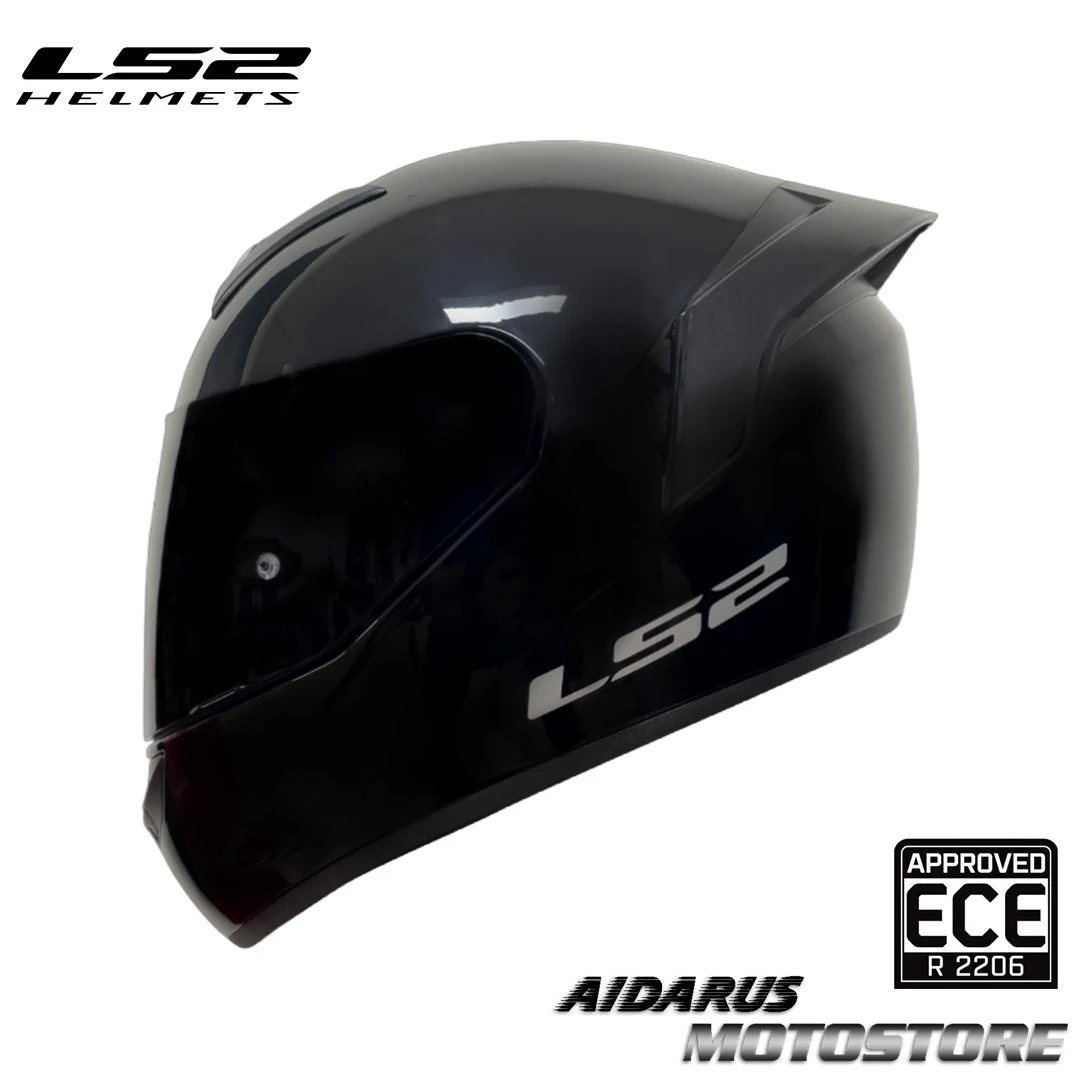 CASCO INTEGRAL LS2 NS352 NEGRO BRILLO