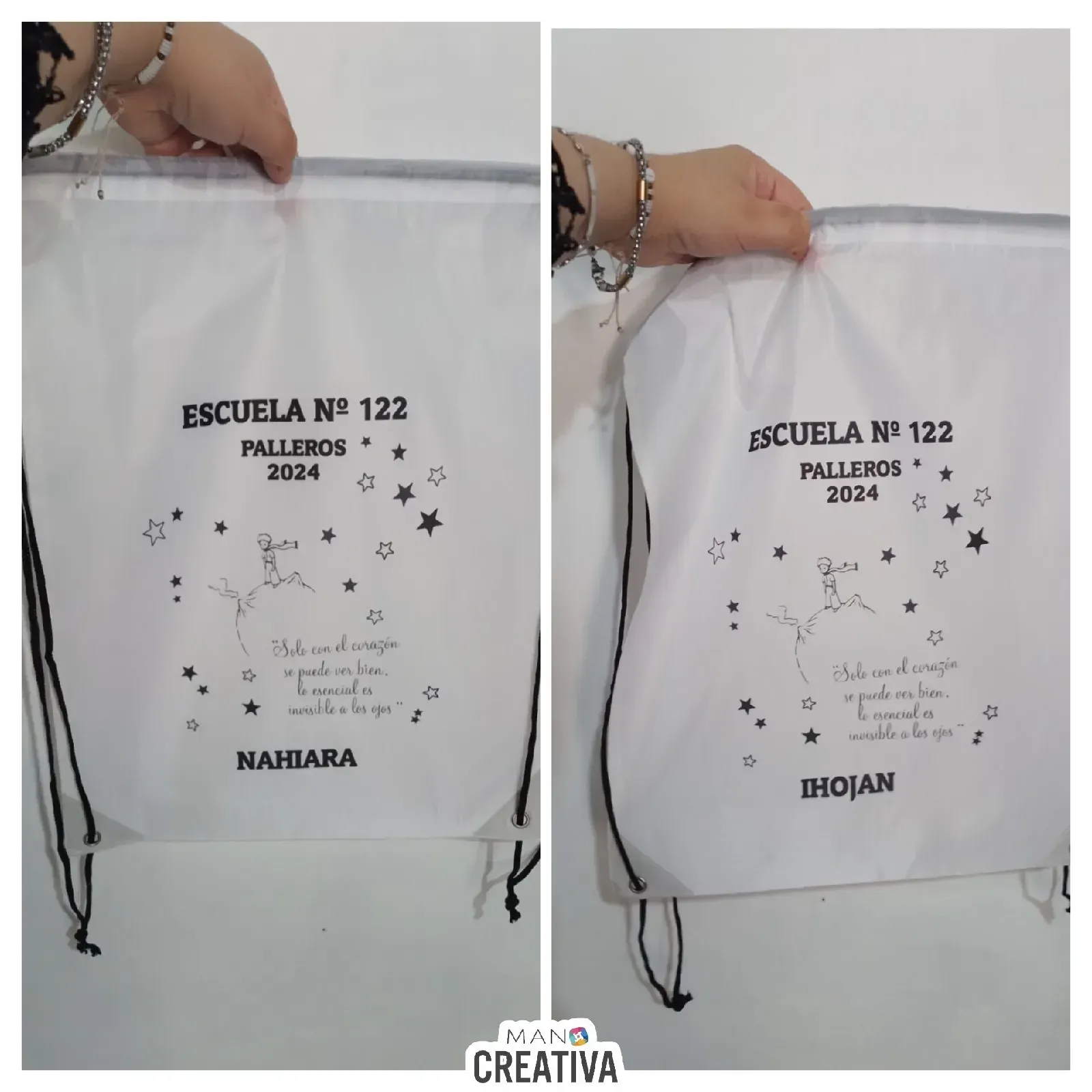 Mochila raso sublimada pack por 10 unidades  4