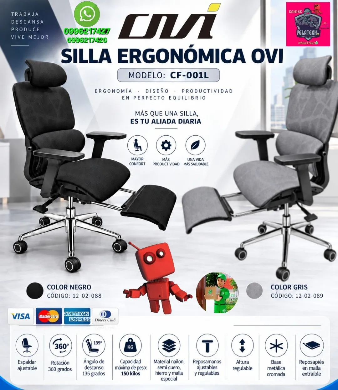 Silla Ergonómica OVI