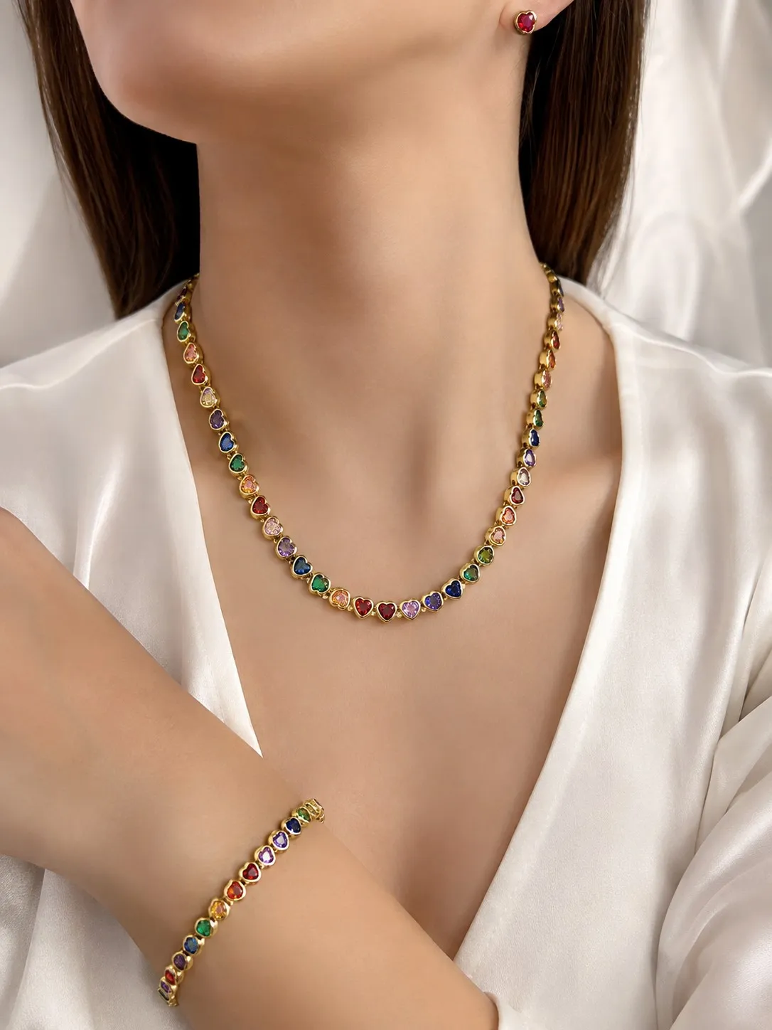 juego de cristal de colores