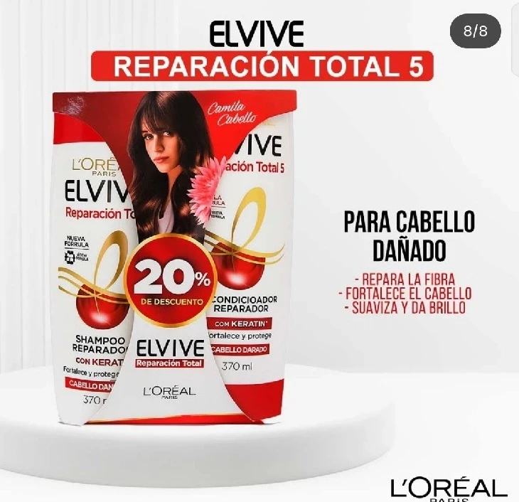 SH. Y ACOND. ELVIVE 370ML 