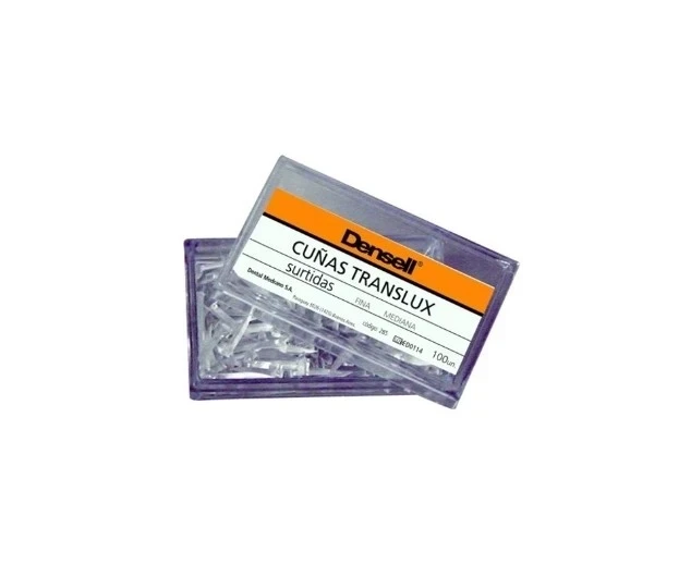 CUÑAS TRANSLUX PLASTICAS X 50 - DENSELL