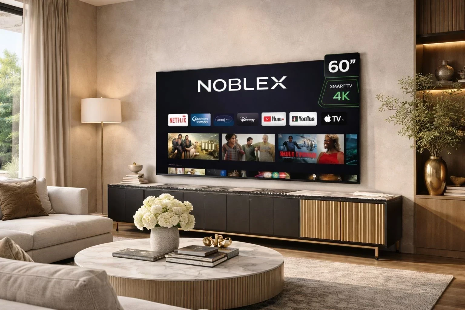 SMART TV NOBLEX 60"C/ANDROID 