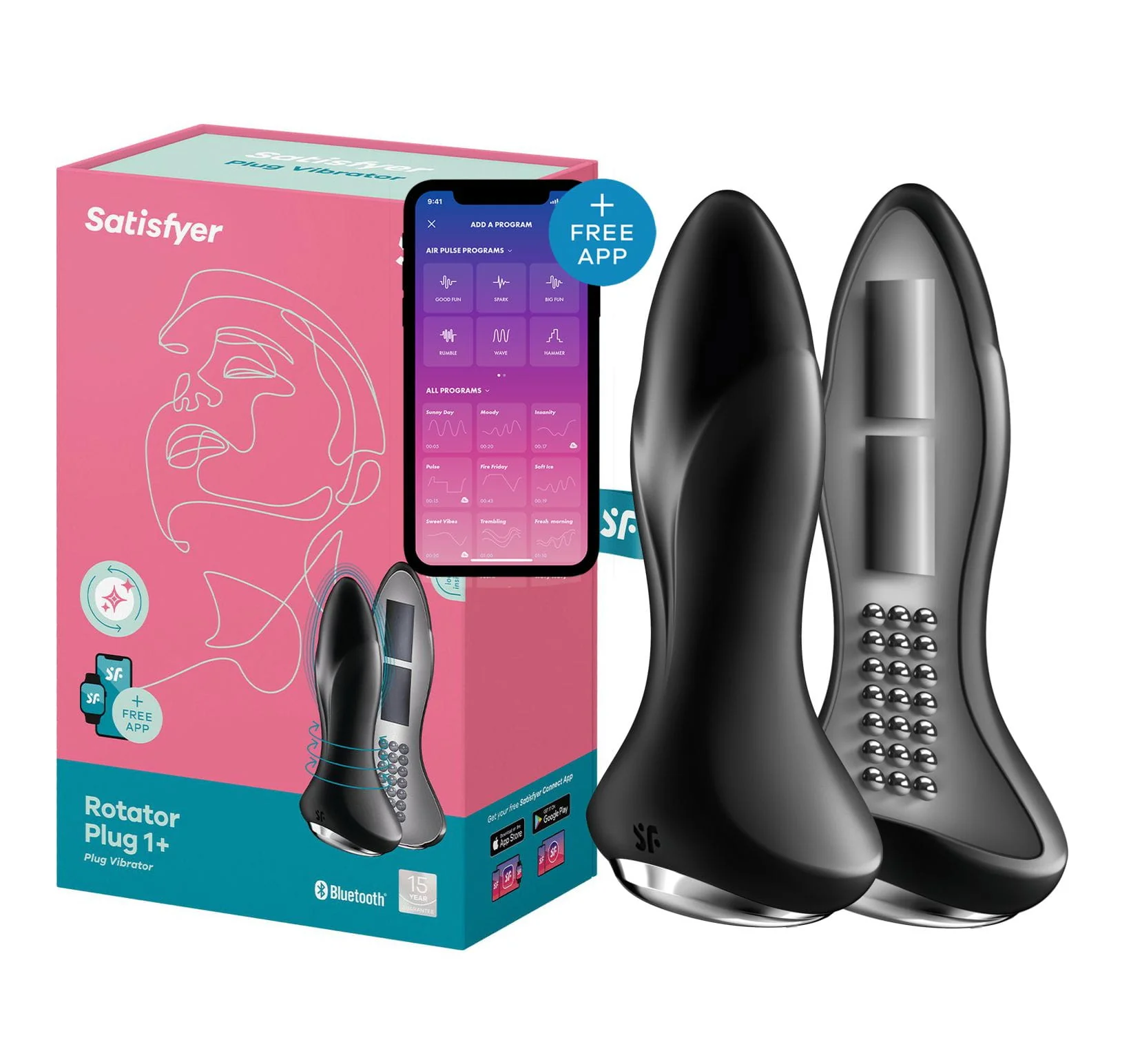 Satisfyer Rotator Plug 1+ 2