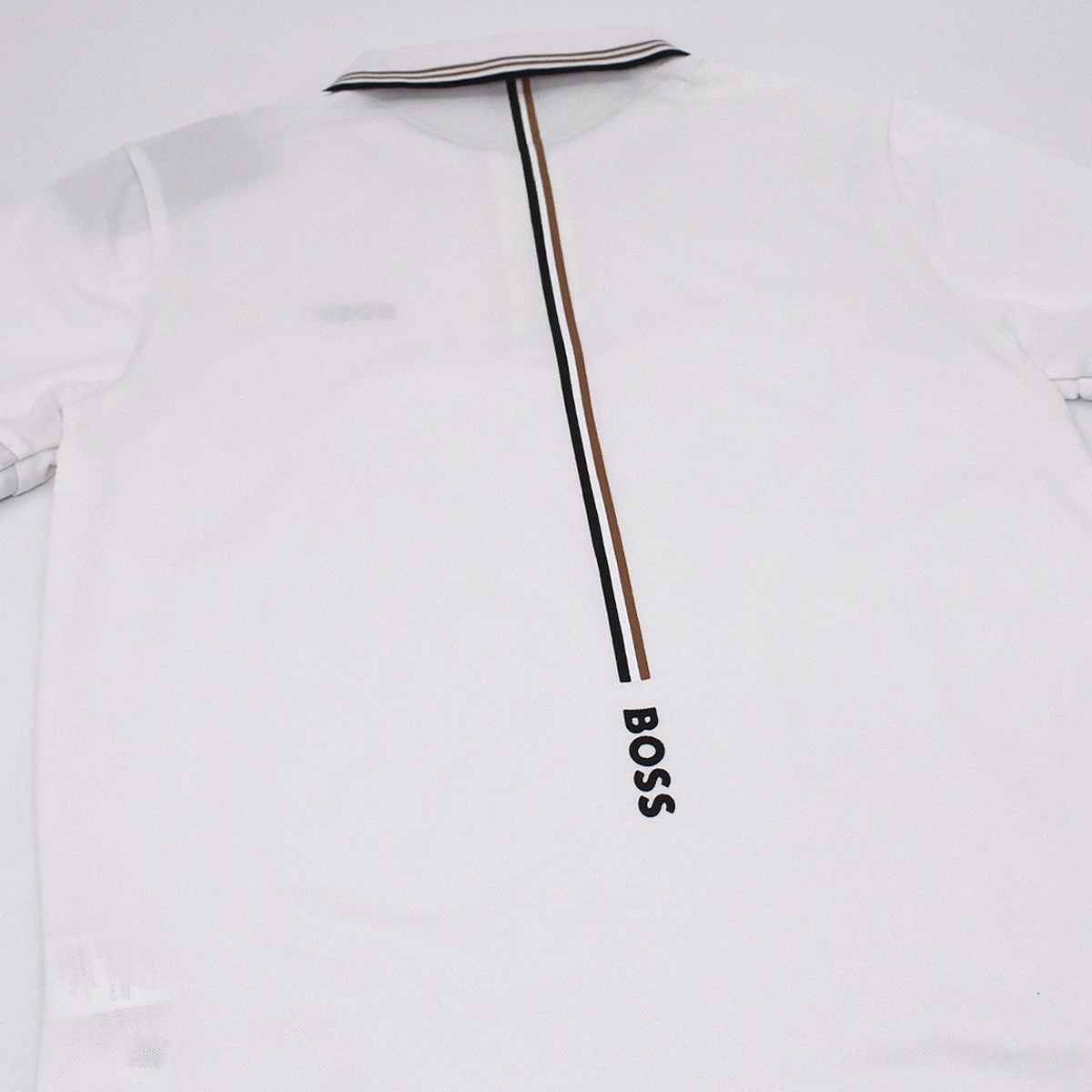 Playera Polo Boss Blanca 4