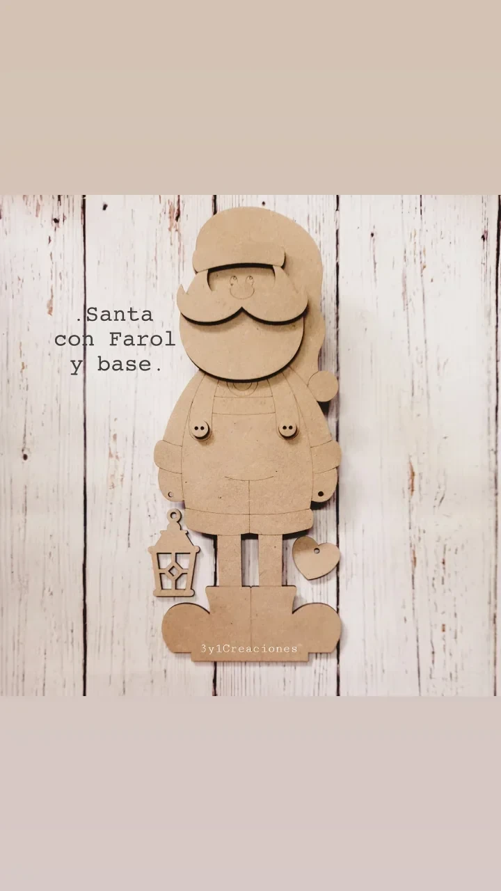 NOEL CON FAROL 25 CM