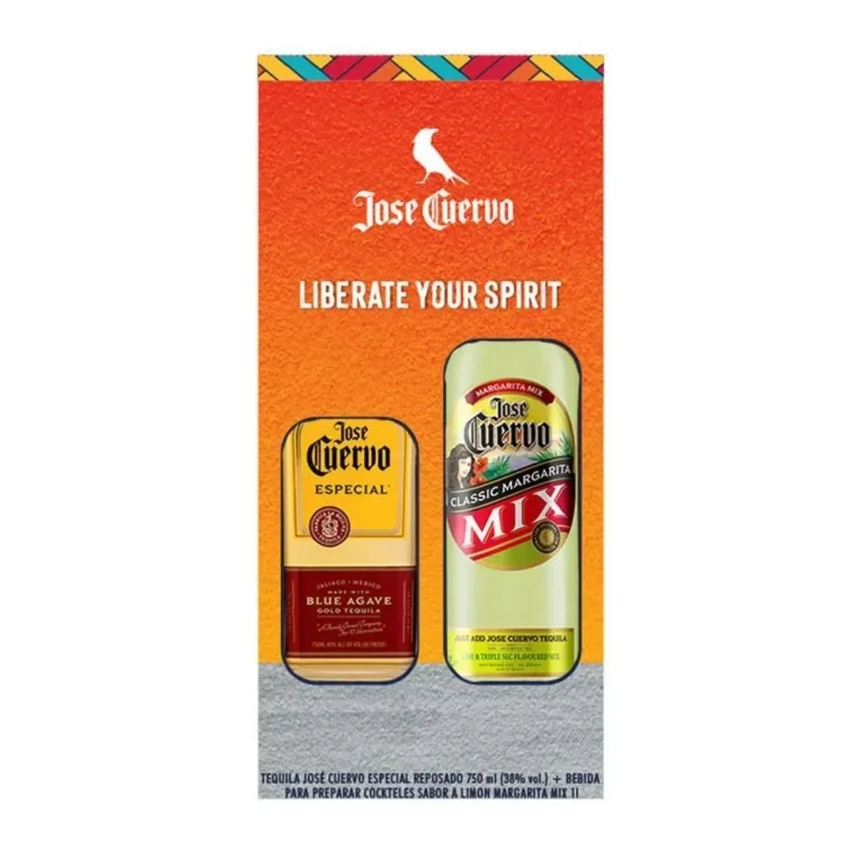 PACK JOSE CUERVO REPOSADO 750ML + MMIX 1L