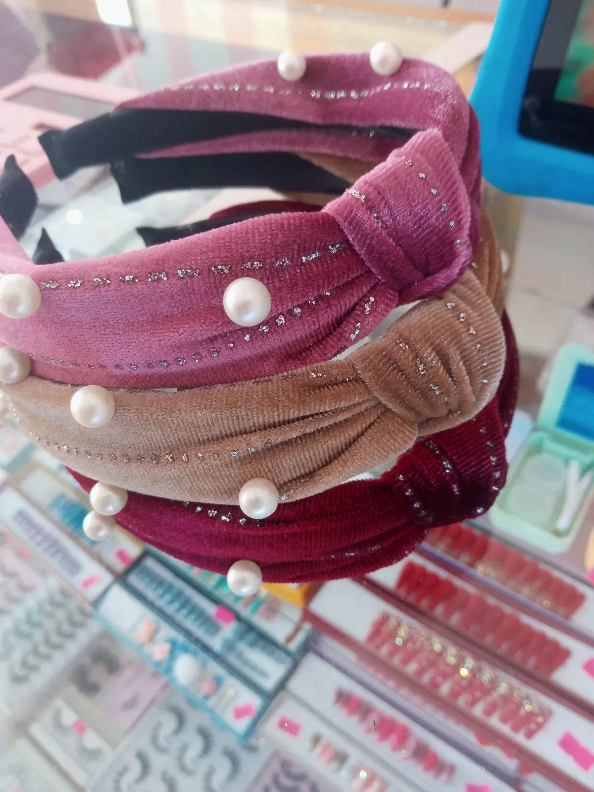 Diadema con perlas 2