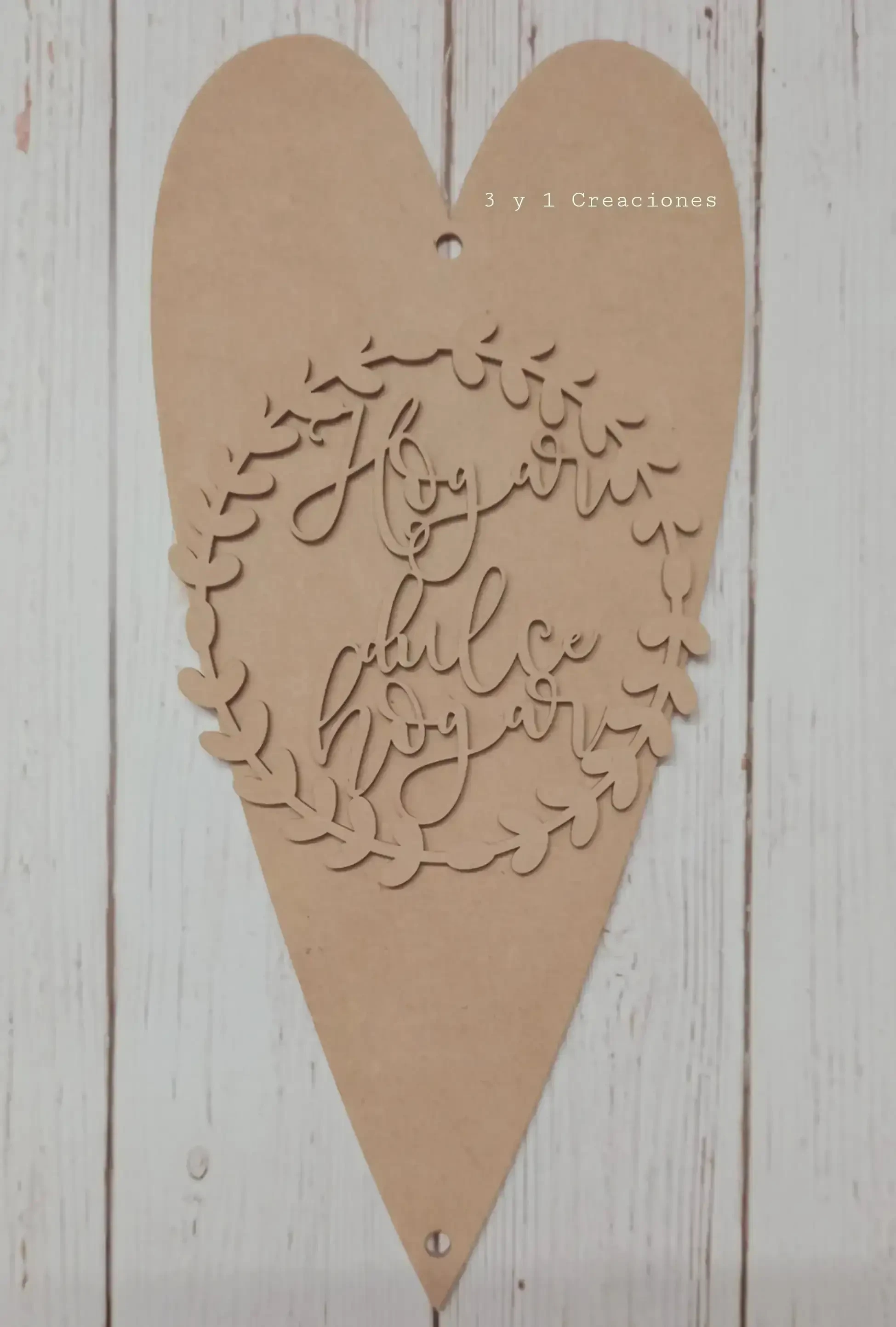 FIGURA CORAZÓN CON CORONA 