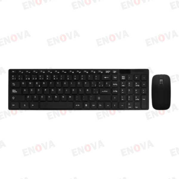 Combo teclado + mouse clásico inalámbrico, español