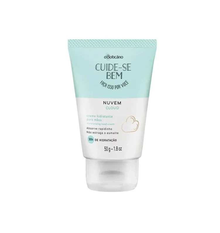 Cuide-se Bem Nuvem Crema Hidratante para Manos, 50g