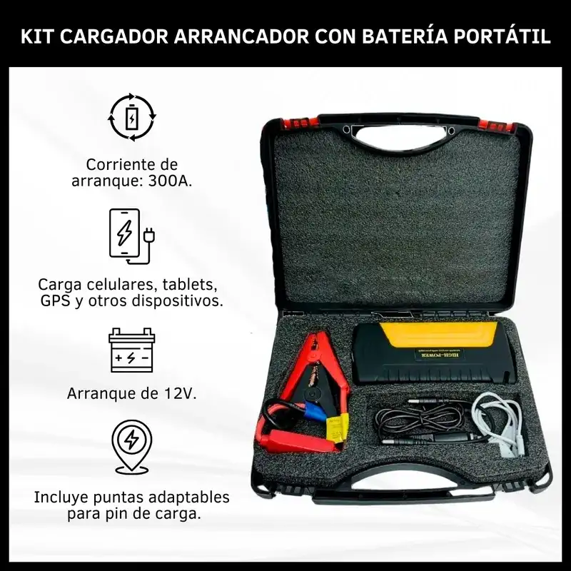 JUMPER ARRANCADOR DE BATERIA PARA CARRO 🛒 2