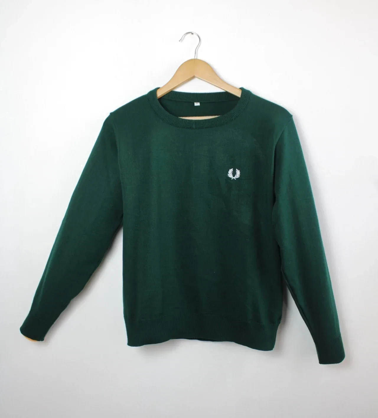 Jersey verde cuello redondo  2