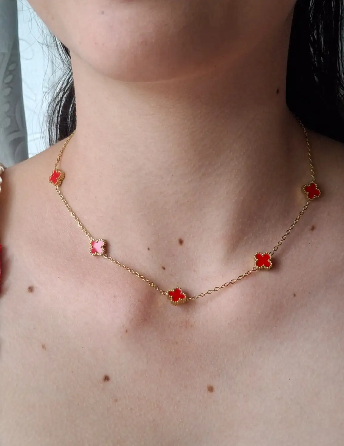 Cadena vanclef roja