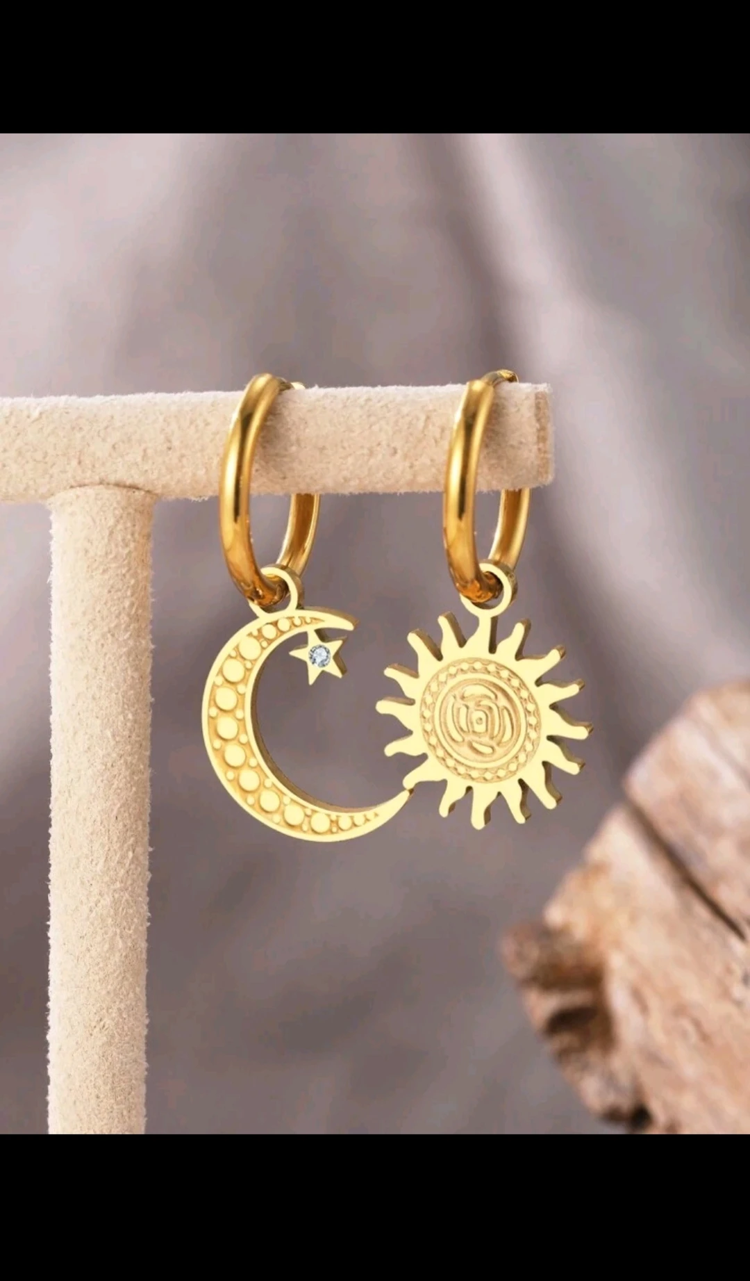 Aretes vintage/ Sol & Luna 2