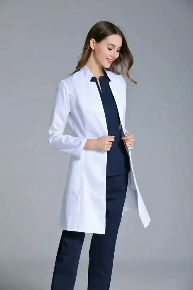 Bata de laboratorio mujer