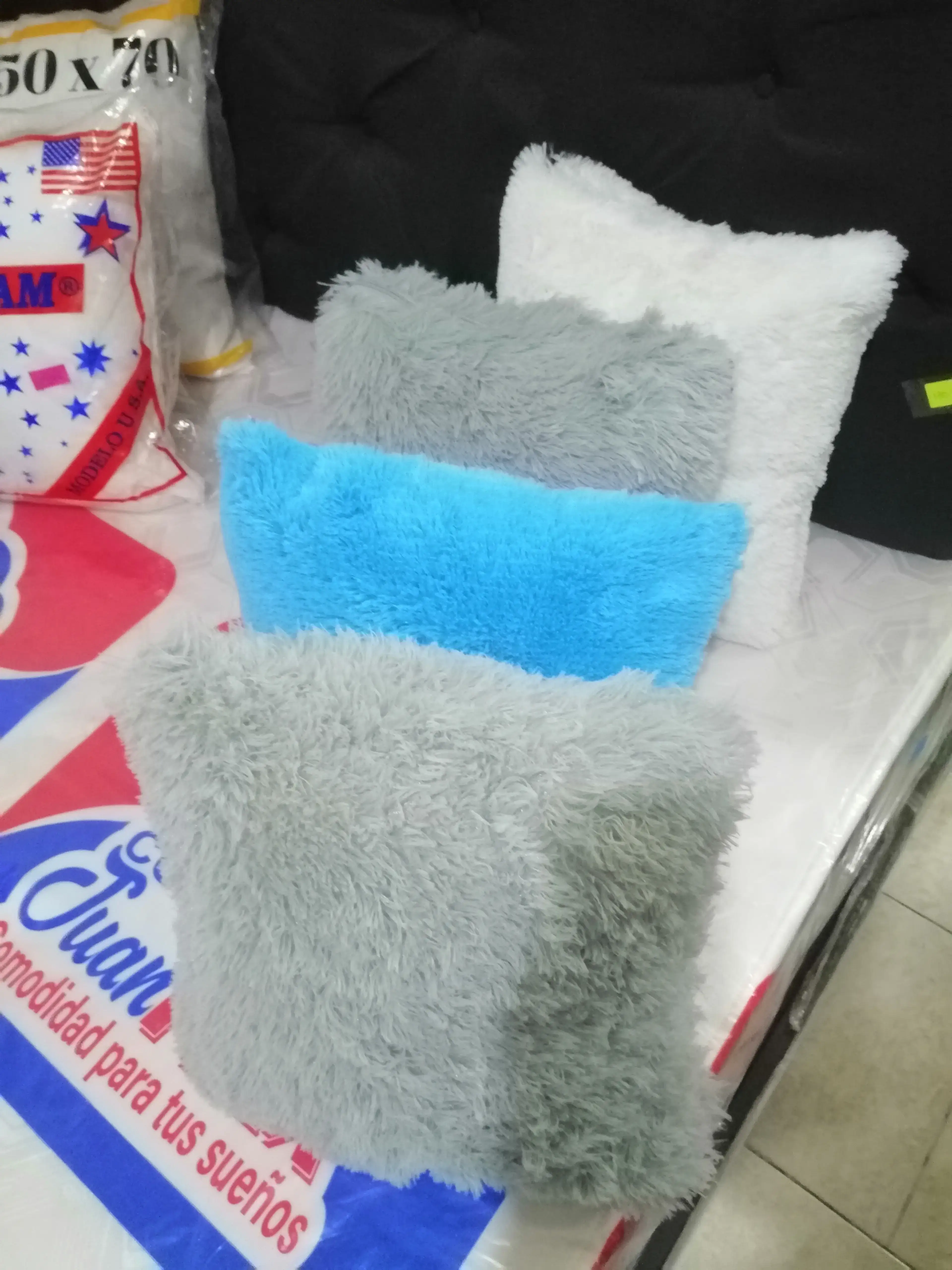 Cojines en tela peluche  3