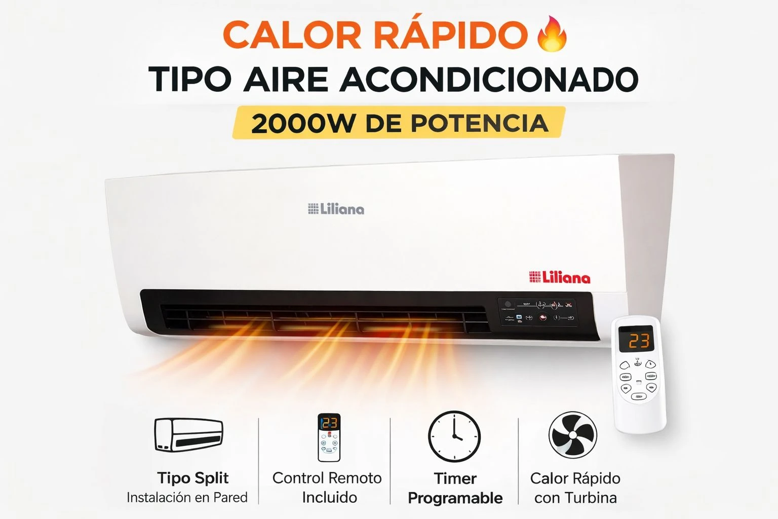 Caloventor Split Liliana CW800 