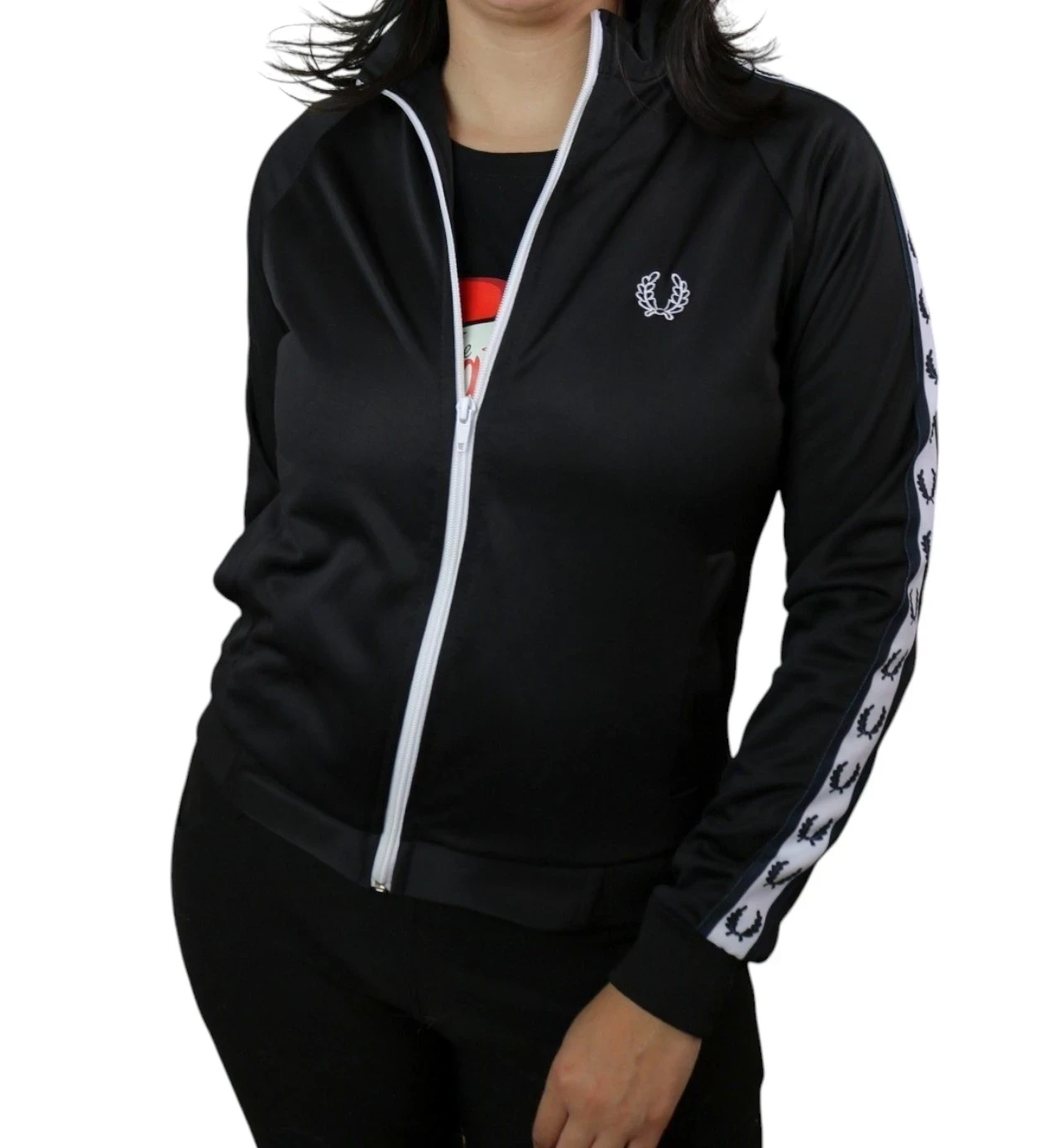 Chaqueta deportiva negra talla L 2