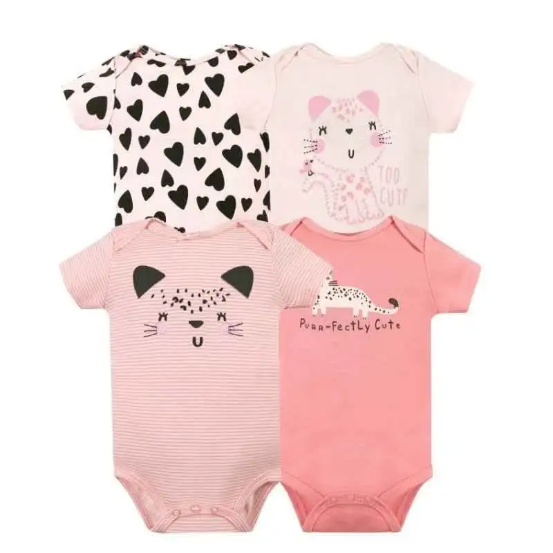 Set 4 bodys manga corta