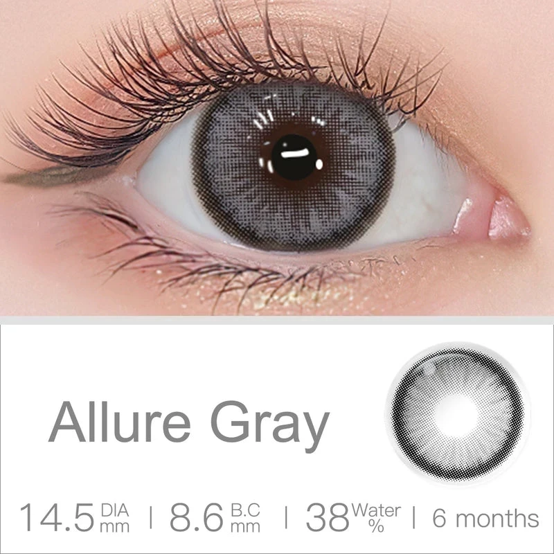 Lentes de contacto - Referencia: Diamond N / Allure Gray - EFECTO MUÑECA  4